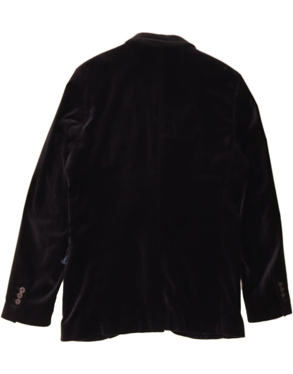 SCOTCH & SODA Veste blazer en velours à 2 boutons pour homme IT 52 XL Noir Coton