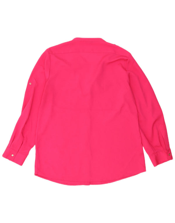 Calvin Klein Damen Militär-Hemdbluse UK 18 XL Rosa