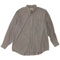 Lacoste Mens Shirt Size 44 XL Grey Cotton