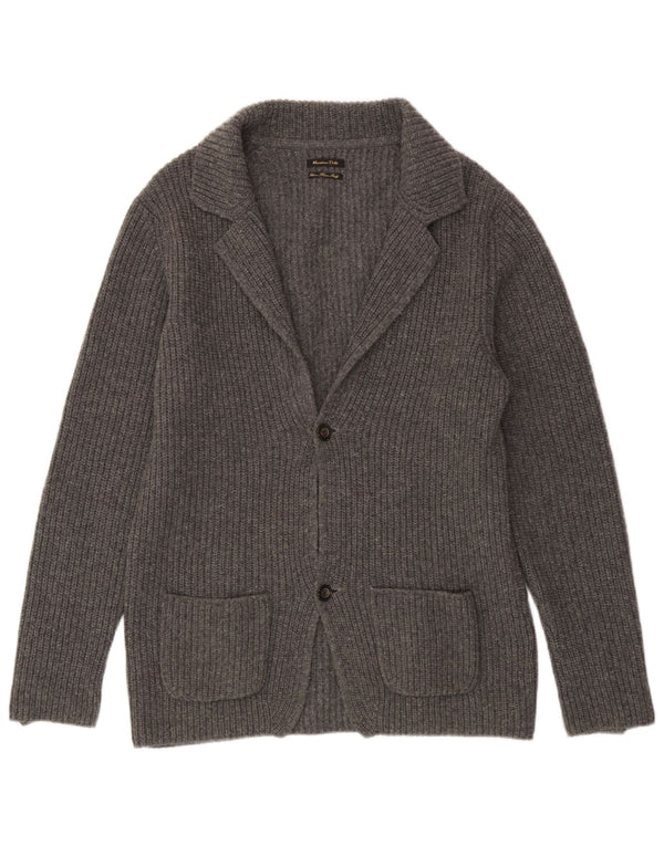 Pulover cardigan pentru bărbați Massimo Dutti XL gri