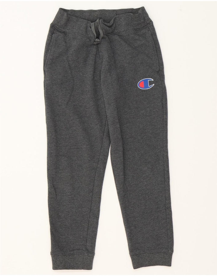 CHAMPION Boys Tracksuit Trousers Joggers 9-10 Years Medium Grey Cotton Vintage Champion and Second-Hand Champion from Messina Hembry 