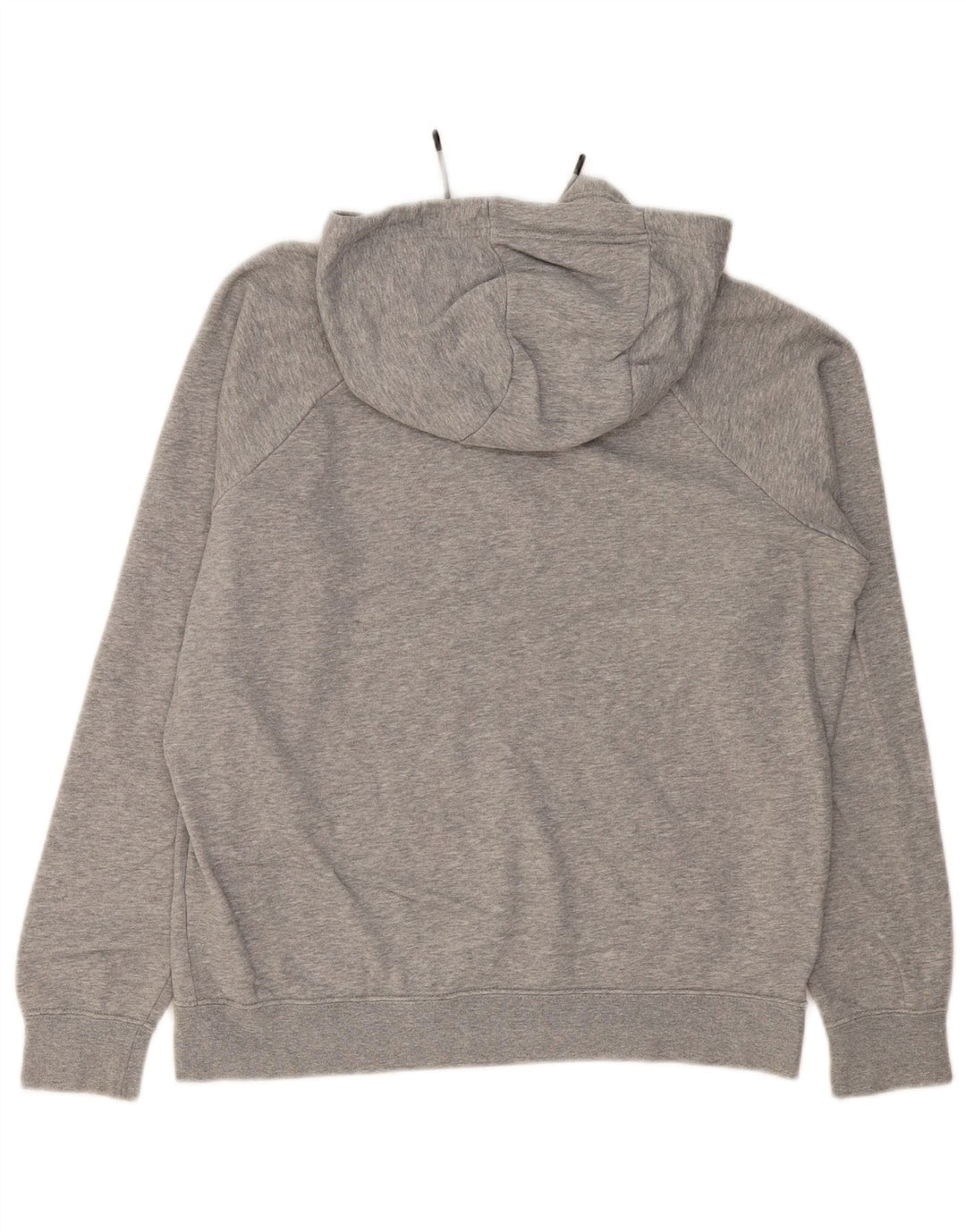 NIKE Felpa con cappuccio grafica da uomo in cotone grigio medio screziato