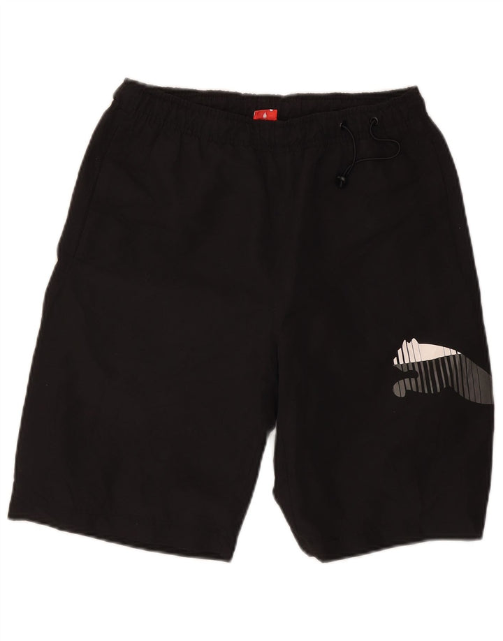 Puma Herren Graphic Sport Shorts Small Schwarz