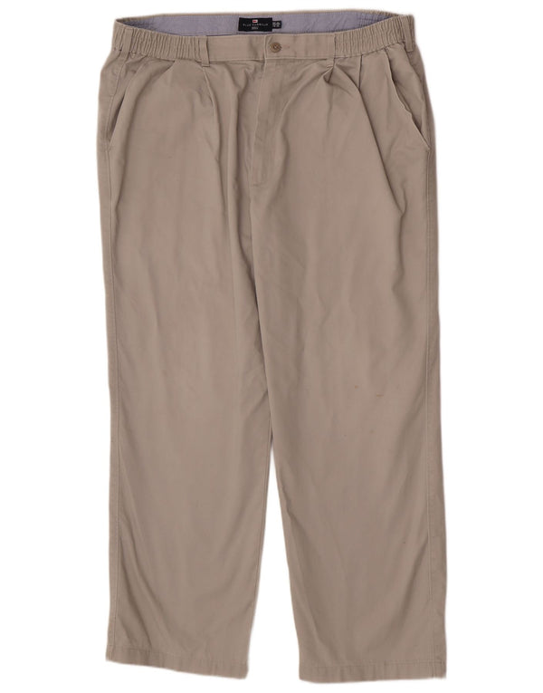 Marks & Spencer muške ravne chino hlače Blue Harbor W40 L29 bež