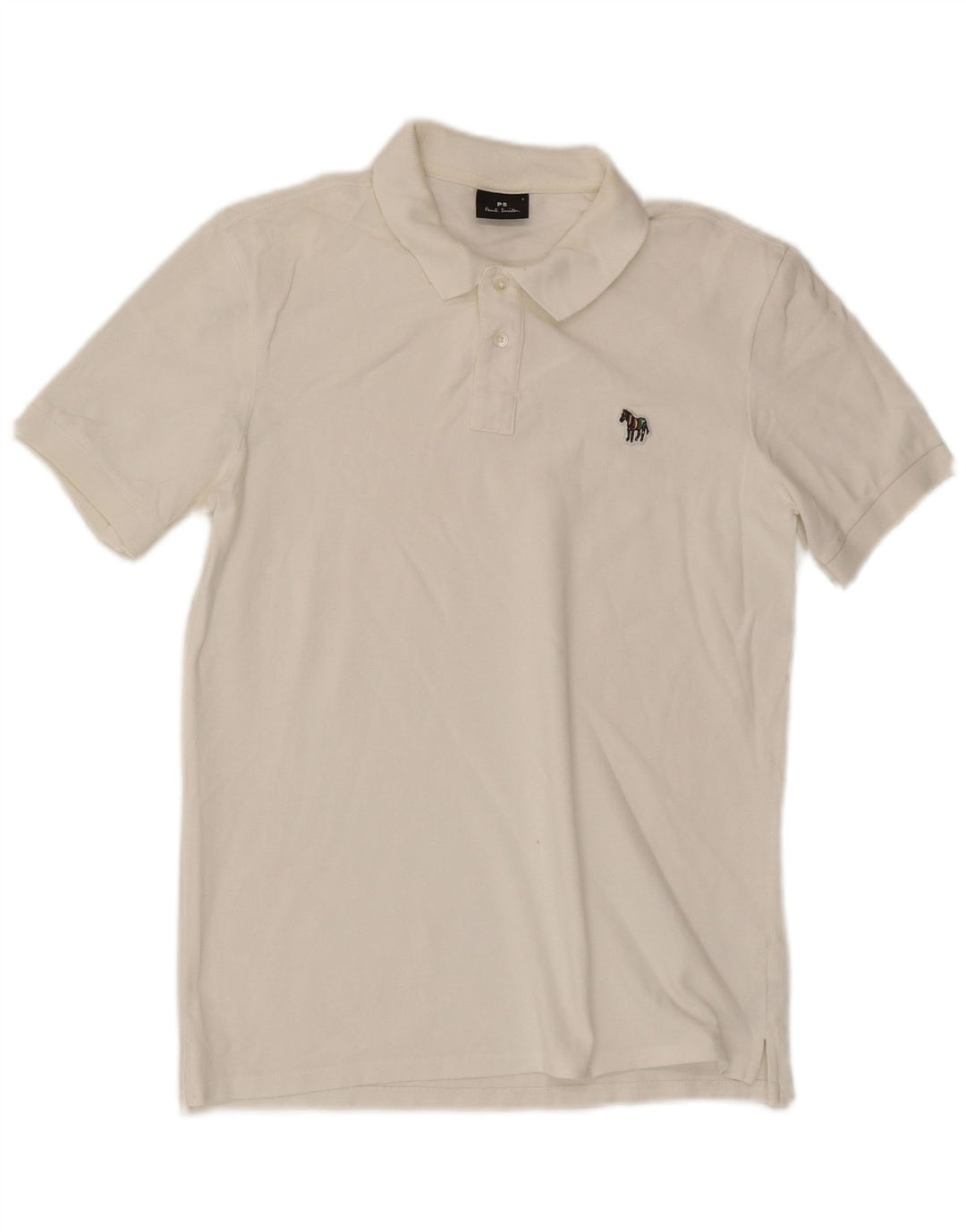 Cămașă polo Paul Smith pentru bărbați din bumbac alb mic
