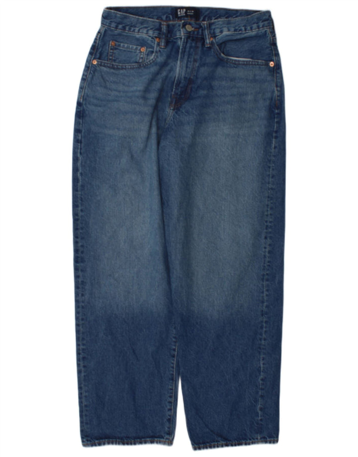 Gap Womens Loose Jeans W29 L30 Navy Blue Cotton