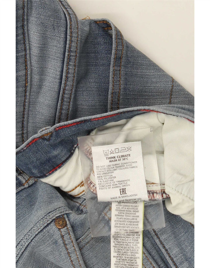 Marks & Spencer Herre Slim Jeans W34 L31 Blå Bomuld