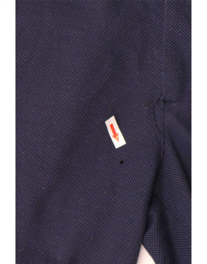 Zara Mens Chino Shorts Medium W31 Navy Blue Polyester