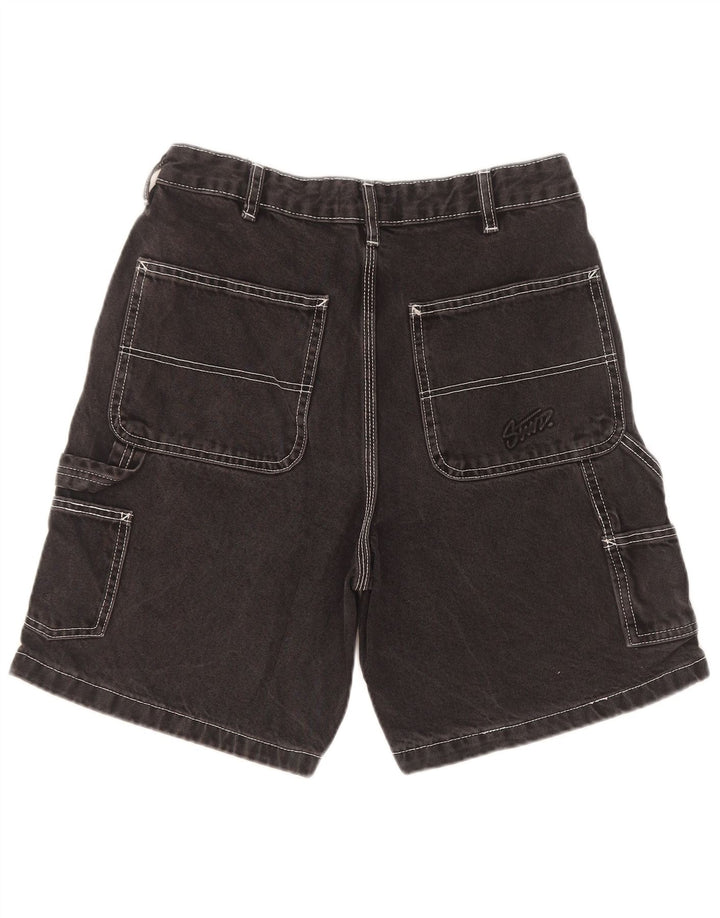 Pull & Bear muške STWD Cargo traper kratke hlače EU 36 male W29 crni pamuk