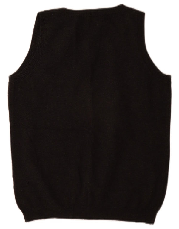 Zara Womens Vest Tank Top UK 14 Large Grey Cotton
