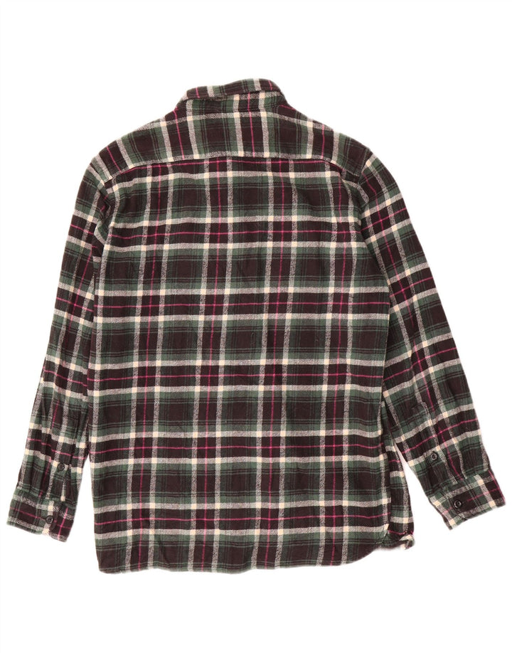 Levi's Mens Relaxed Flannel Shirt Small Green Check Cotton
