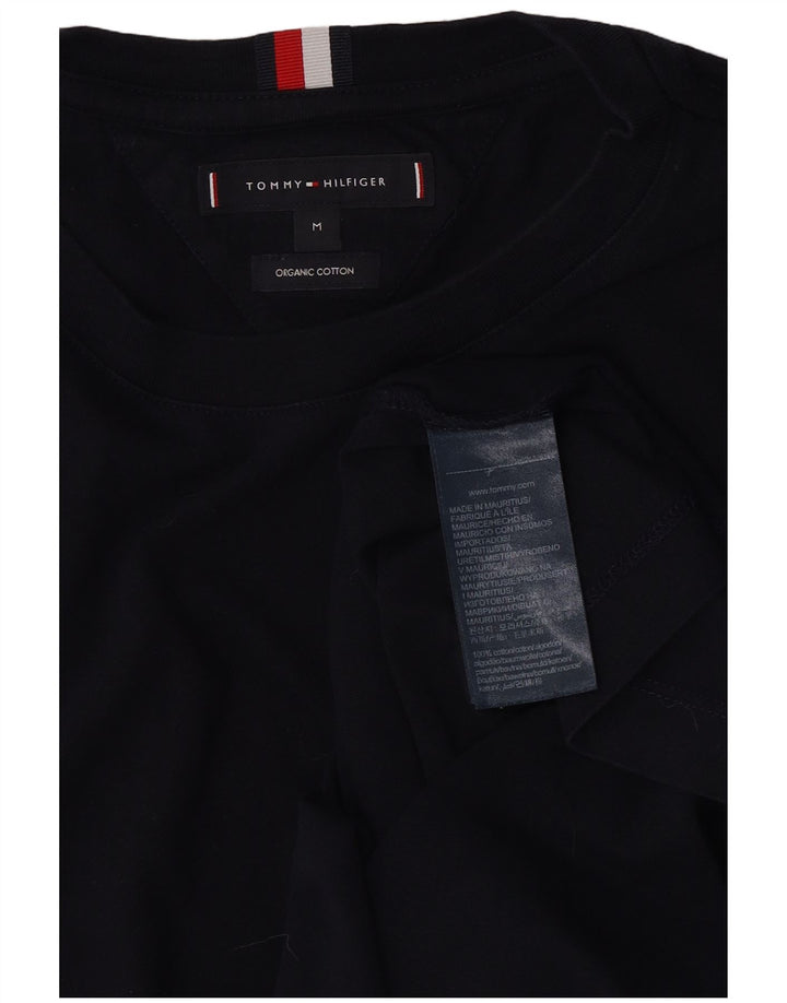 T-shirt da uomo Tommy Hilfiger media cotone blu navy