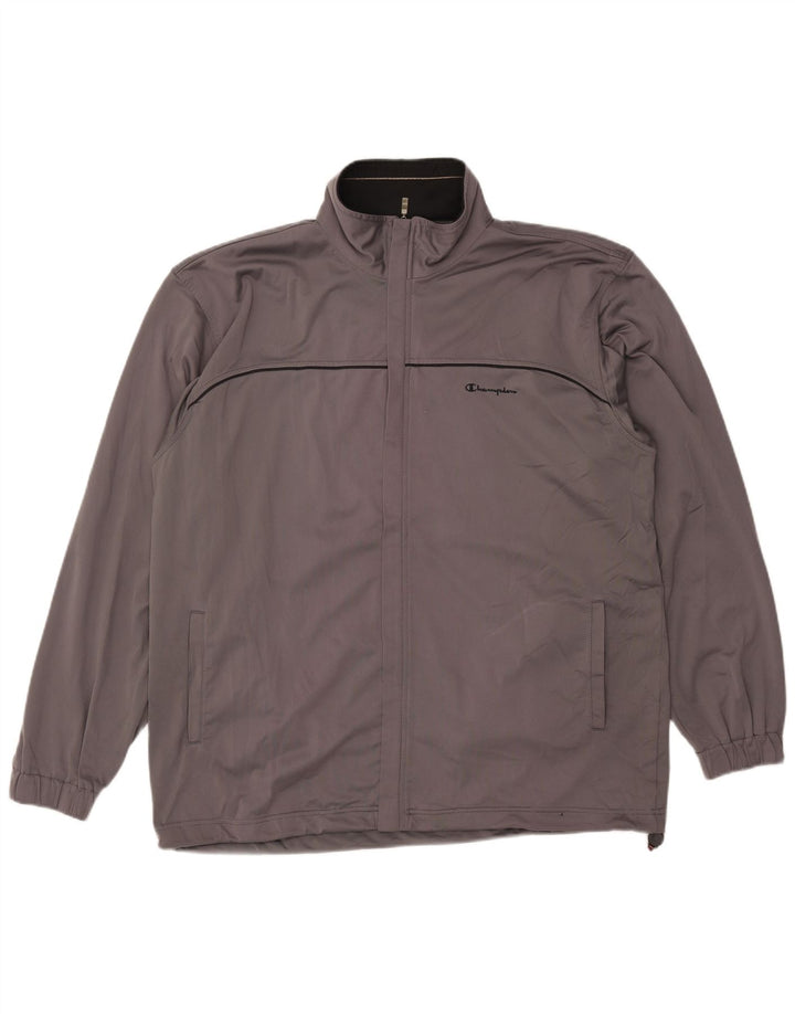 Champion Herren-Trainingsanzugoberteil, XL, Grau