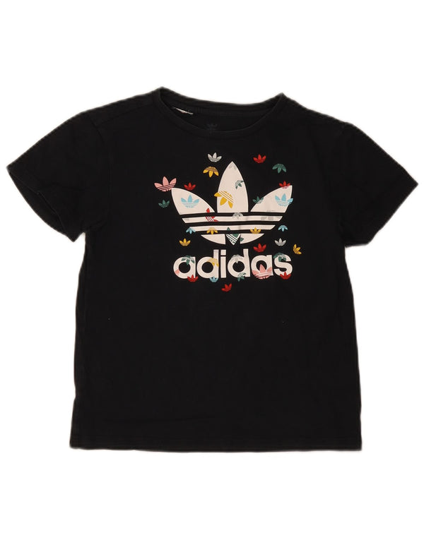 Adidas T-Shirt Graphique Fille 10-11 Ans Noir
