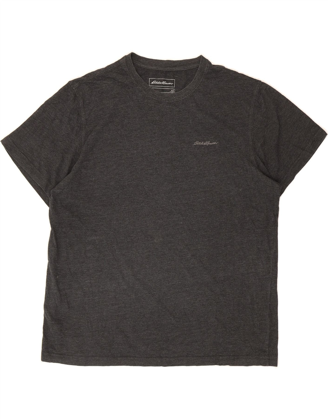 EDDIE BAUER Mens T-Shirt Top Large Grey Cotton Vintage Eddie Bauer and Second-Hand Eddie Bauer from Messina Hembry 