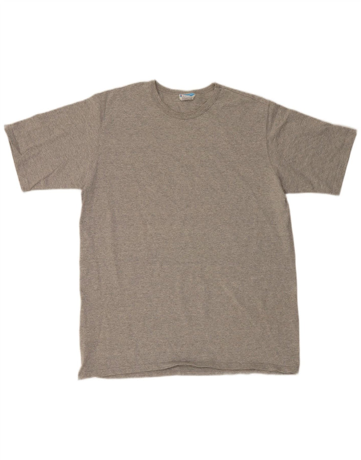 Champion Mens T-Shirt Top XL Grey Flecked Cotton