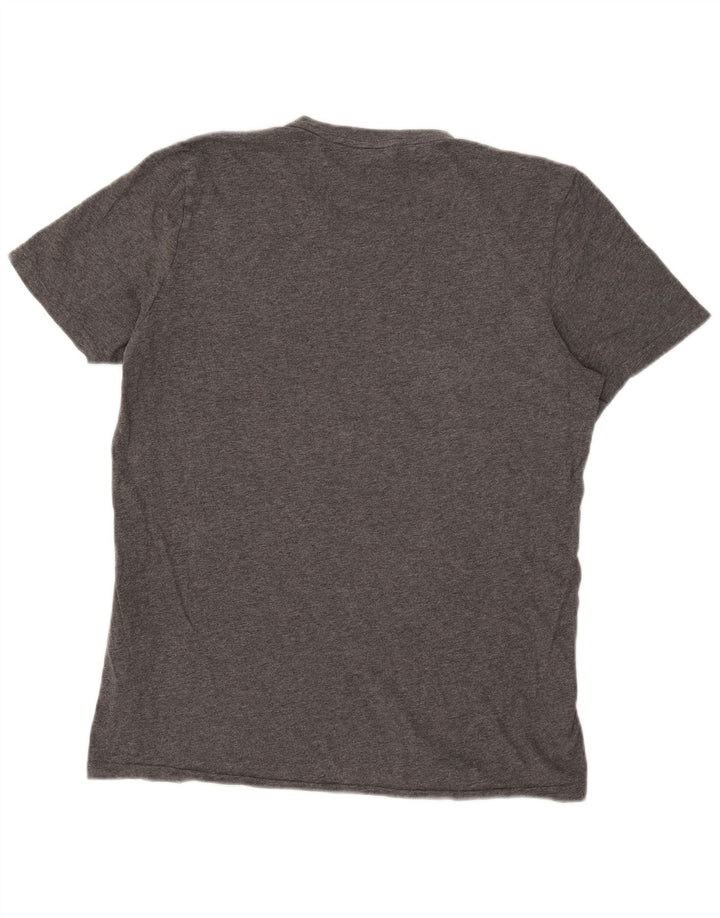 Adidas T-shirt top mellem grå bomuld til mænd