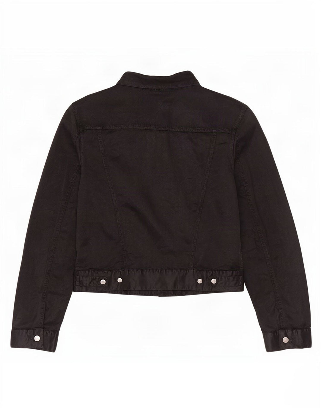Diesel Womens Utility Jacket UK 18 XL Black Cotton
