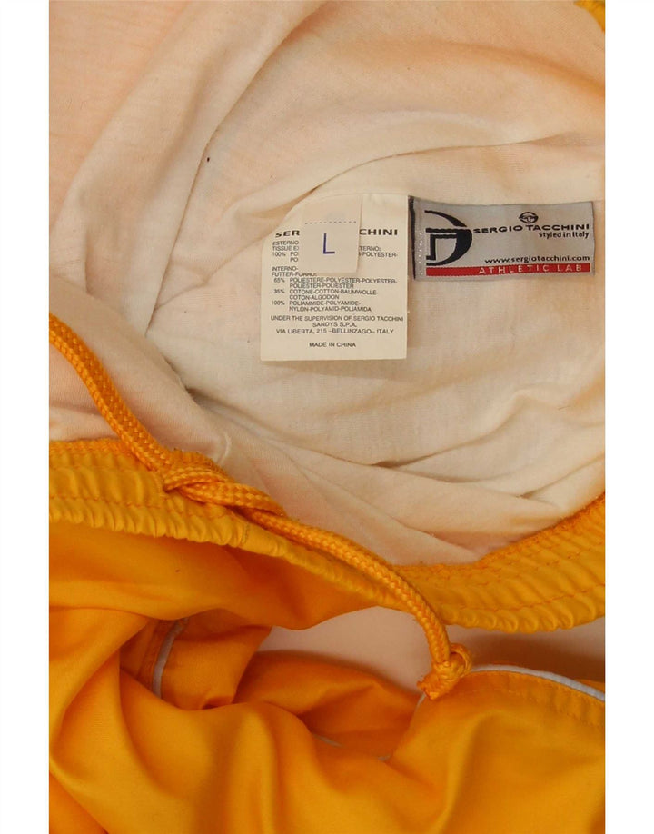 Sergio Tacchini Mens Graphic Tracksuit Trousers Joggers Large Yellow