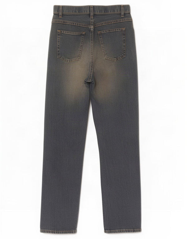 Marks & Spencer Dame Straight Jeans UK 14 Medium W30 L29 Blå Bomuld