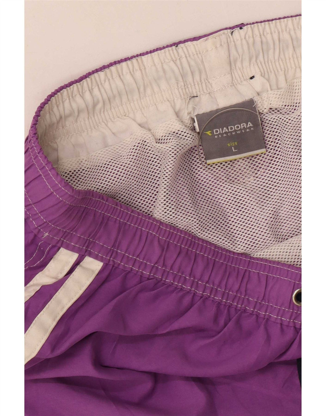 Pantaloni scurți de înot Diadora pentru bărbați, mari, mov, poliester