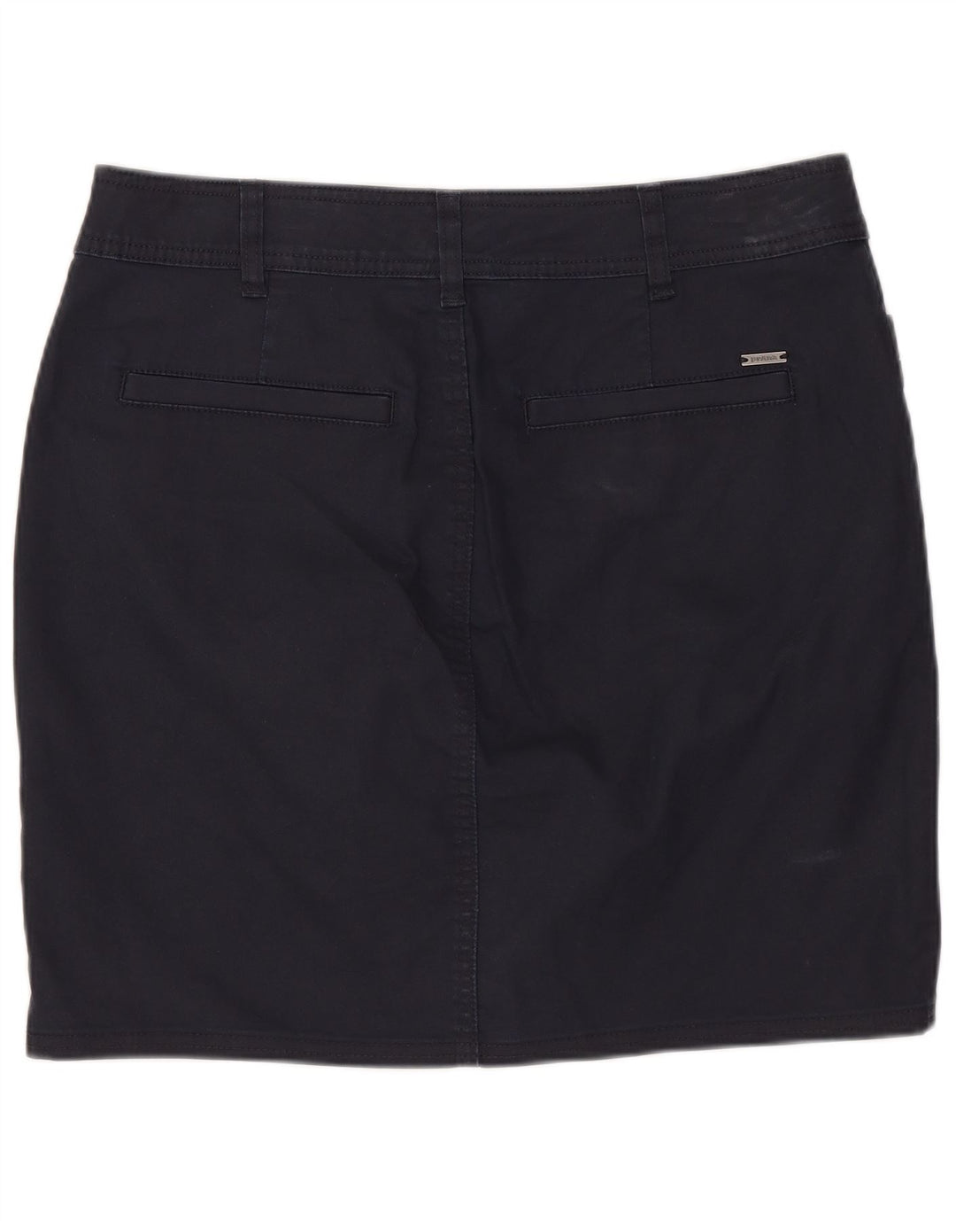 PRANA Womens Mini Skirt US 10 Large W32 Navy Blue Cotton