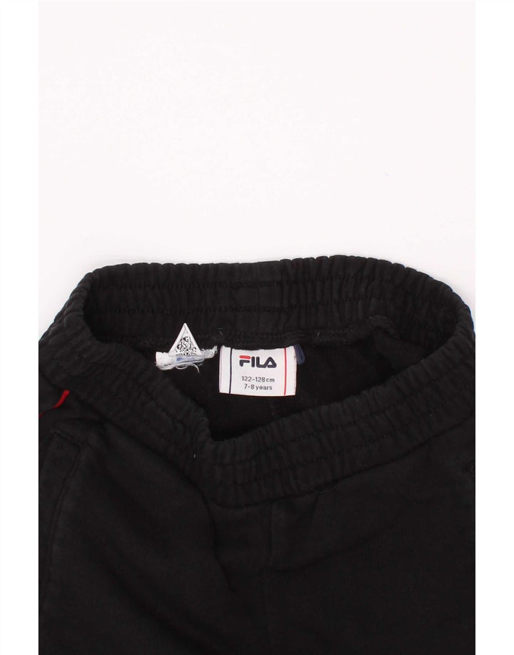 Fila Boys Tracksuit Trousers Joggers 7-8 Years Black