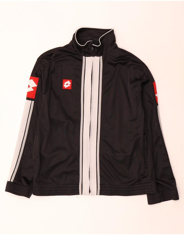 Giacca sportiva da uomo con grafica Lotto XL Poliestere color block nero