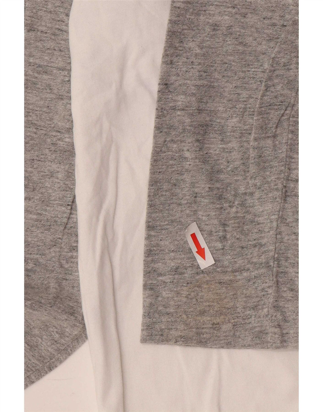 Superdry Mens Top Long Sleeve Large White Colourblock Cotton