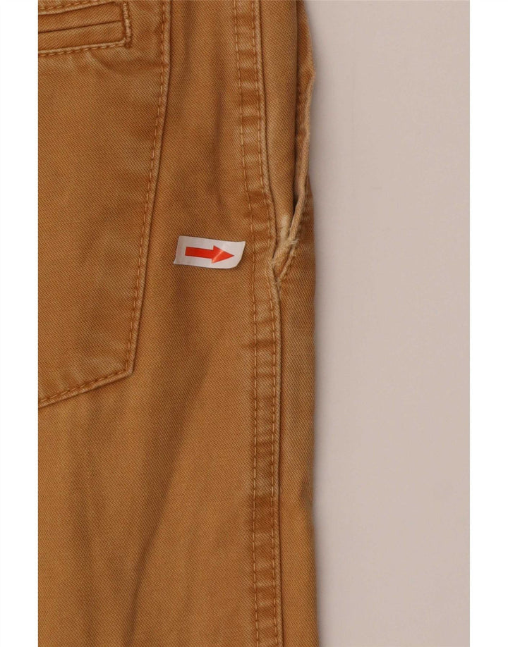 Pull & Bear Mens Slim Chino Trousers EU 44 Large W34 L32 Beige Cotton