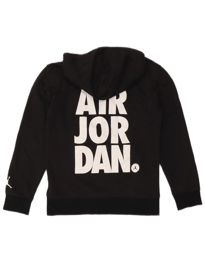 Jordan Boys Graphic Hoodie Jumper 10-11 Years Medium Black