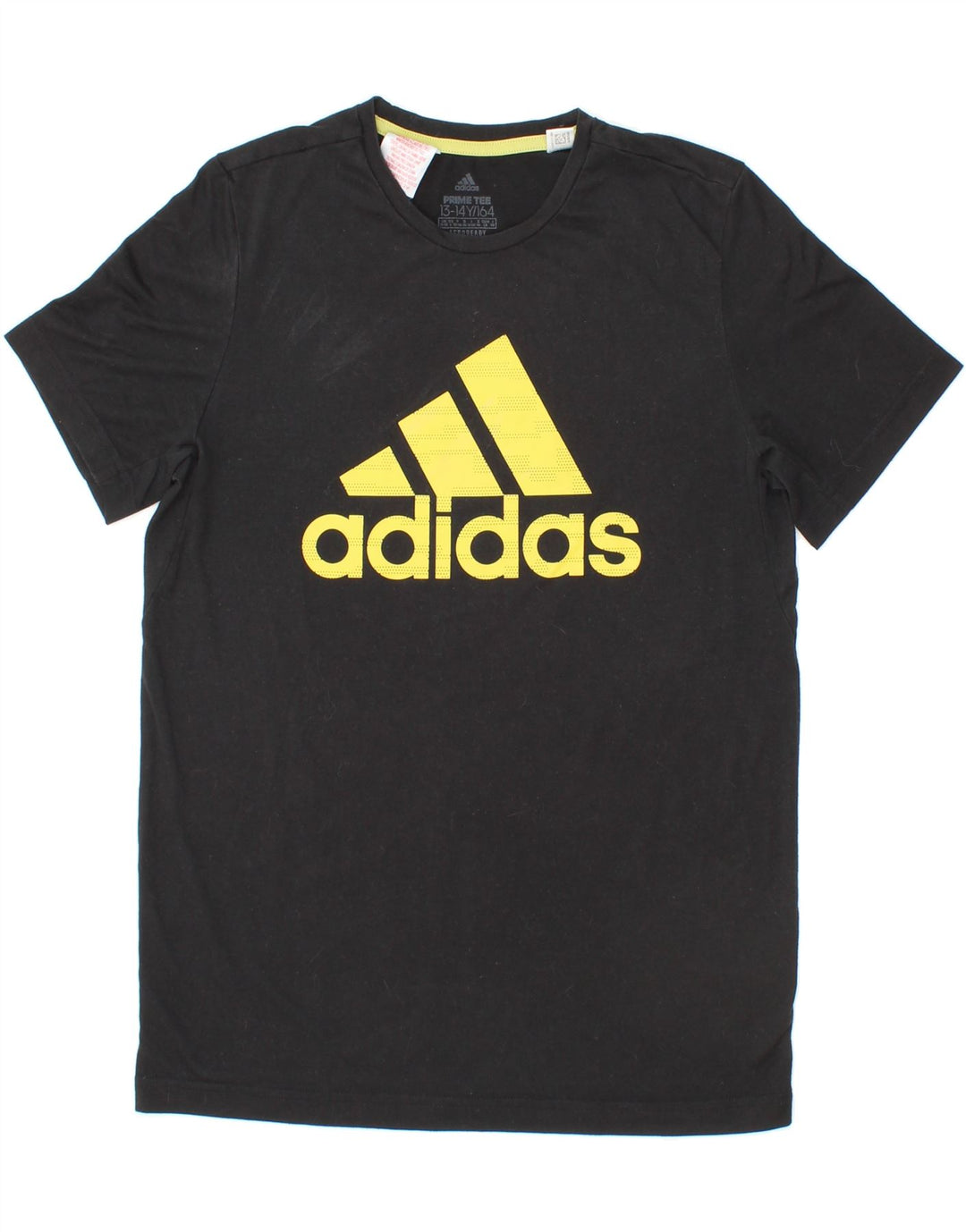 ADIDAS Boys Graphic T-Shirt Top 13-14 Years Black Polyester Vintage Adidas and Second-Hand Adidas from Messina Hembry 