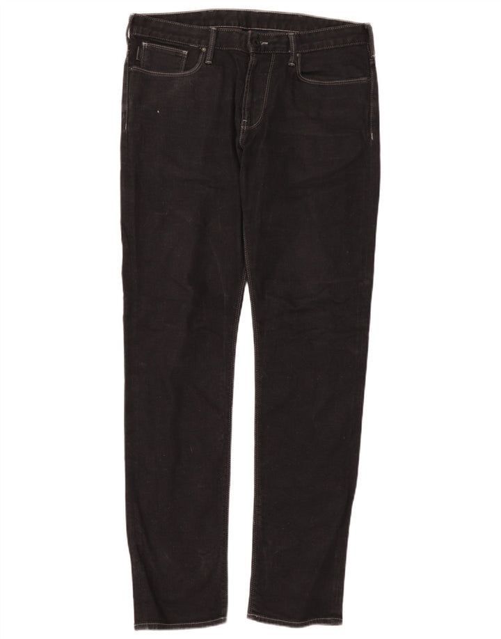 Blugi slim pentru bărbați Armani W32 L34 bumbac negru
