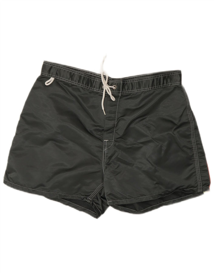 Sundek Mens Swimming Shorts Medium  Grey Colourblock Nylon