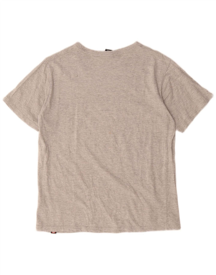 Saltrock Mens Graphic T-Shirt Top Small Grey Flecked Cotton
