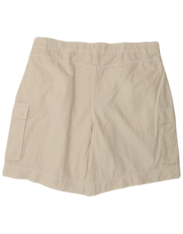 Женские шорты карго Marks & Spencer UK 18 XL W38 Off White Хлопок