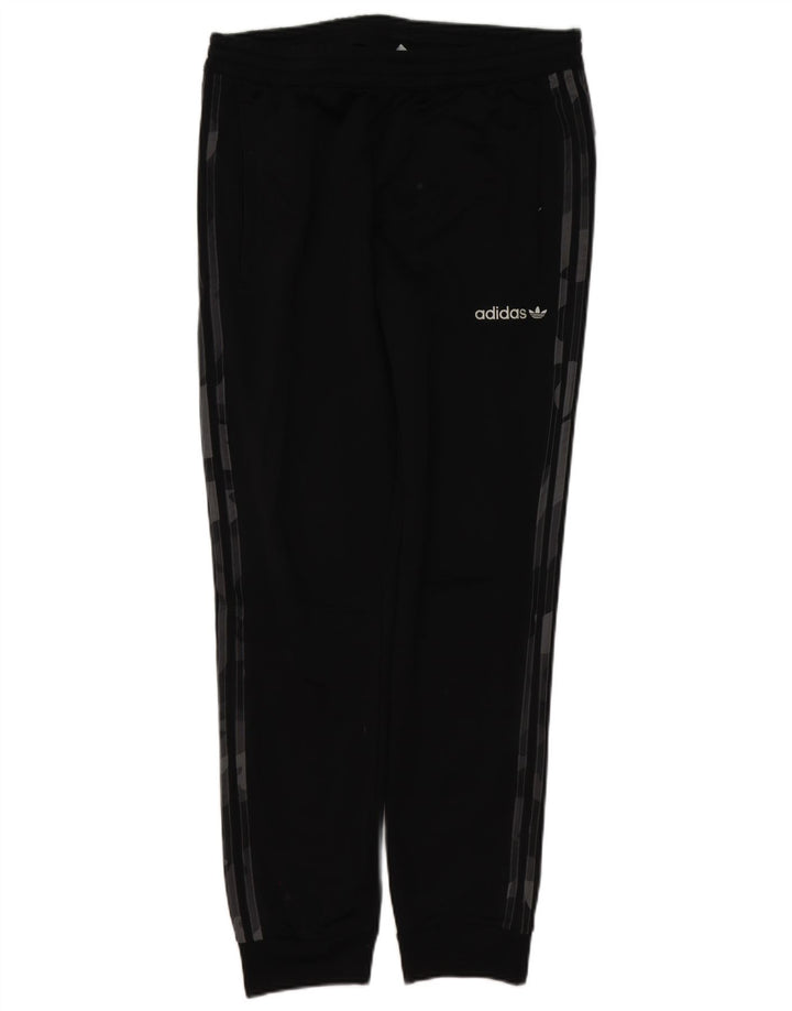 ADIDAS Mens Tracksuit Trousers Joggers Medium  Black Polyester