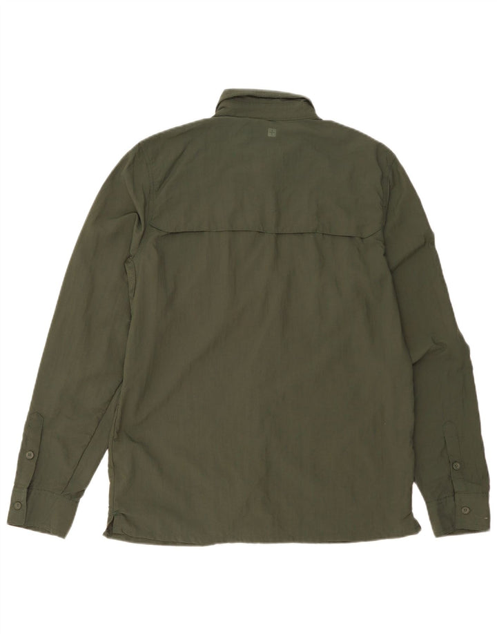 Mountain Warehouse Mens Shirt Medium Khaki Polyamide