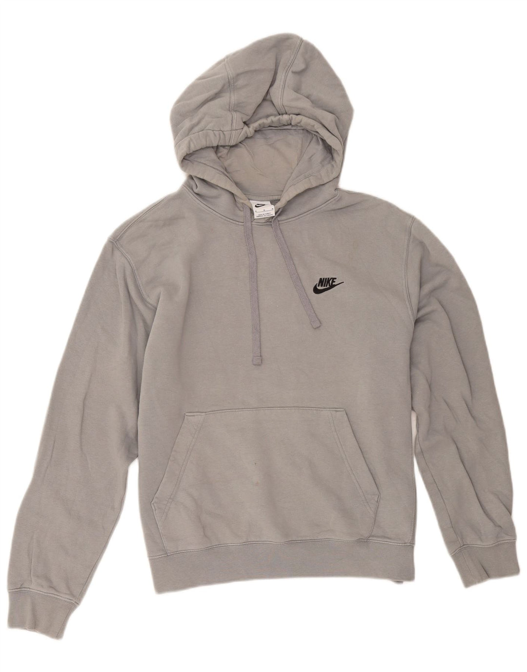 Męski sweter z kapturem Nike, średnioszary, bawełniany