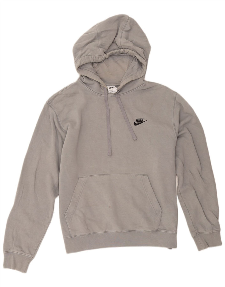 Męski sweter z kapturem Nike, średnioszary, bawełniany