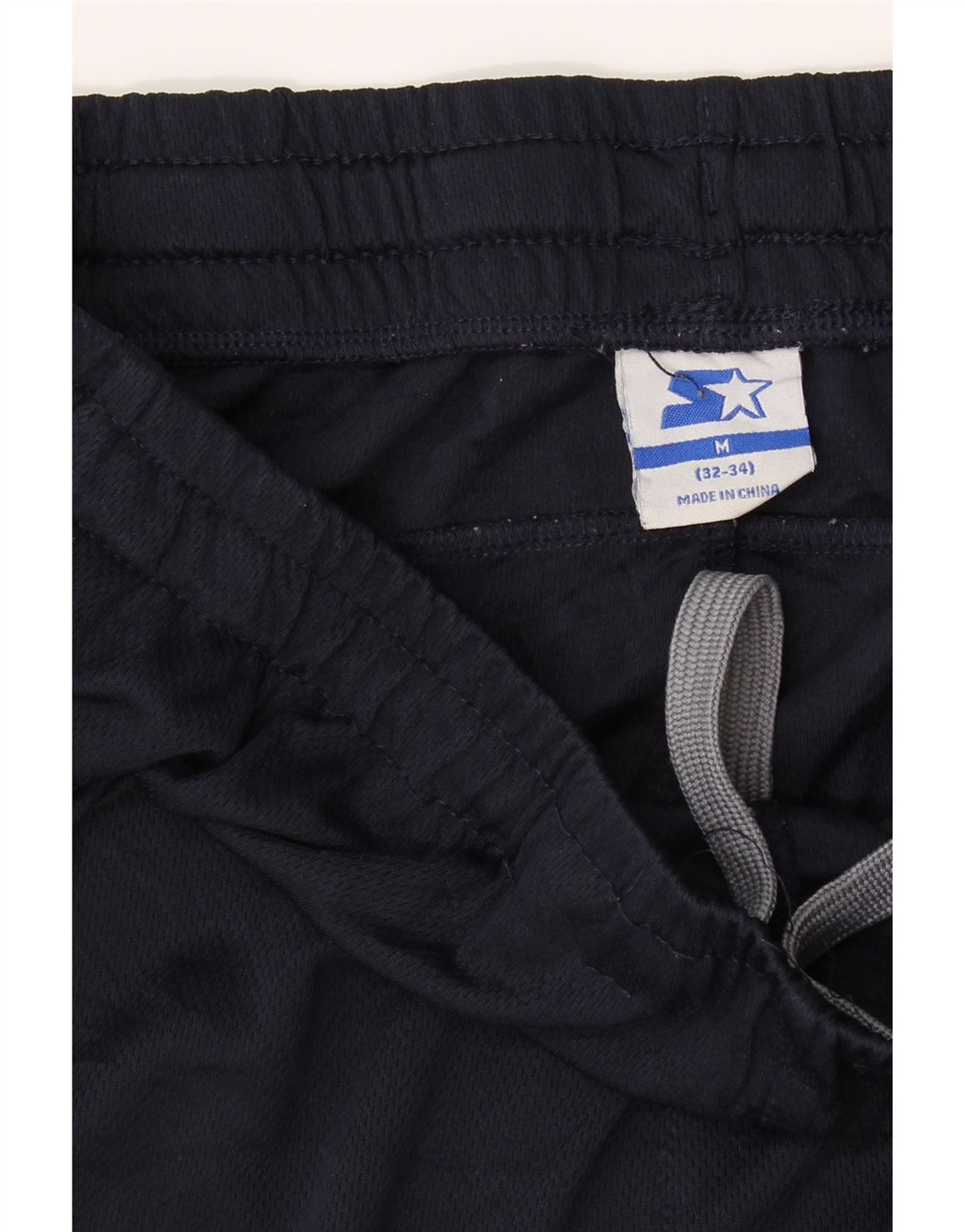 STARTER Mens Tracksuit Trousers Medium  Navy Blue Colourblock Polyester Vintage Starter and Second-Hand Starter from Messina Hembry 
