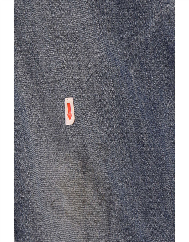 Calvin Klein Mens Straight Jeans W32 L30 Blue Cotton