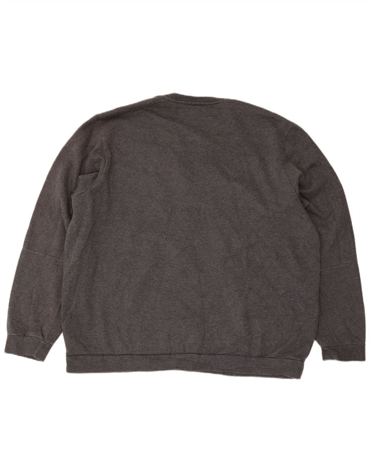 Felpa Adidas da uomo con vestibilità regolare, 2XL, cotone grigio