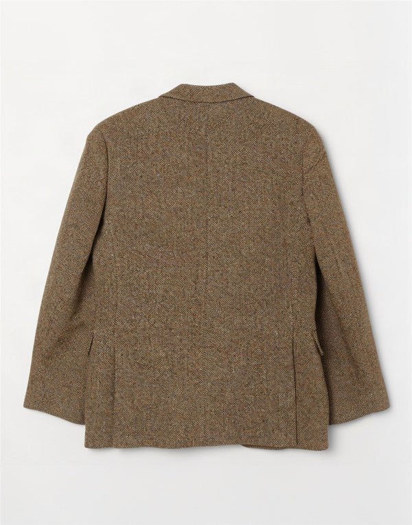 Harris Tweed Ανδρικό μπουφάν blazer UK 36 Small Khaki Wool