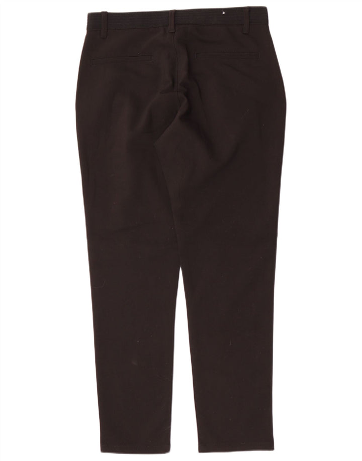 Zara Mens Slim Chino Trousers Medium W31 L29 Black Cotton