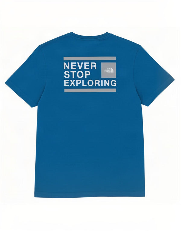 The North Face Mens Graphic T-Shirt Top Small Blue Cotton