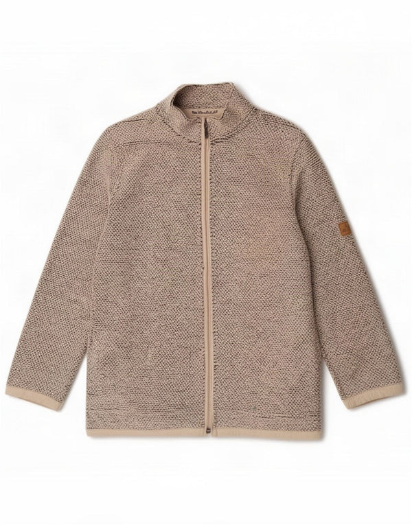 Weird Fish Pulover cardigan pentru femei UK 14 Large Gri Bumbac