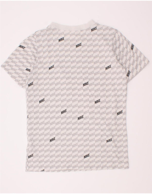 Nike Boys Grafisk T-Shirt Top 10-11 år Medium Hvid