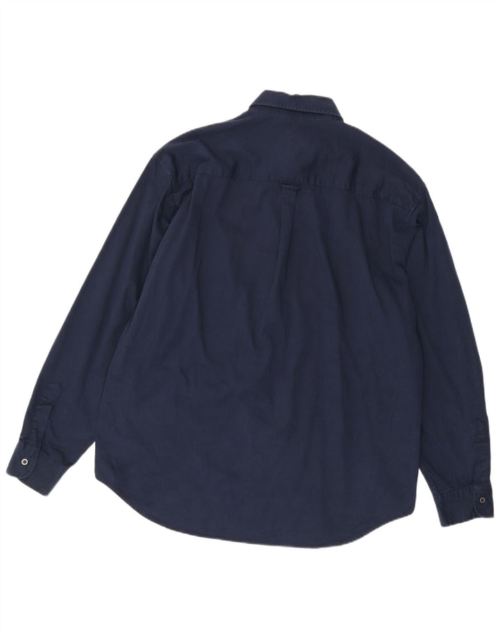 CARRERA Mens Shirt XL Navy Blue Cotton