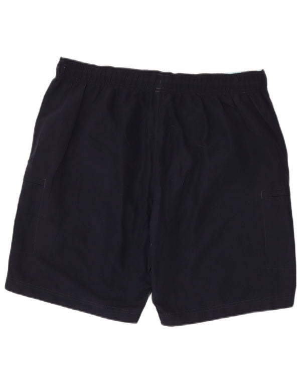 Marks & Spencer Mens Swimming Shorts Large Navy Blue Polyester